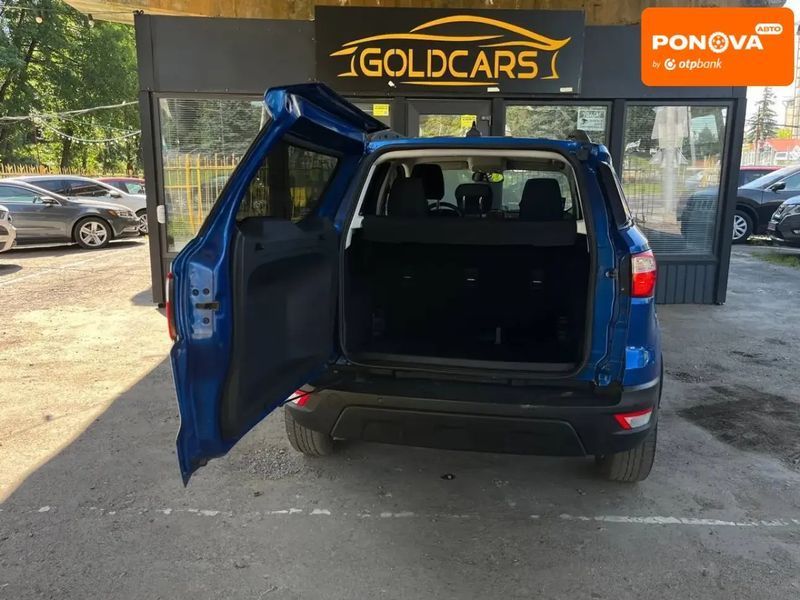 Ford EcoSport, 2019 р., Бензин, 99 тис. км, Позашляховик / Кросовер, Синій, Львів AT-10400412 фото