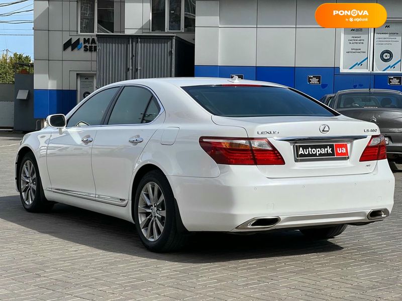 Lexus LS, 2010, Бензин, 4.6 л., 210 тис. км, Седан, Білий, Одеса 43325 фото