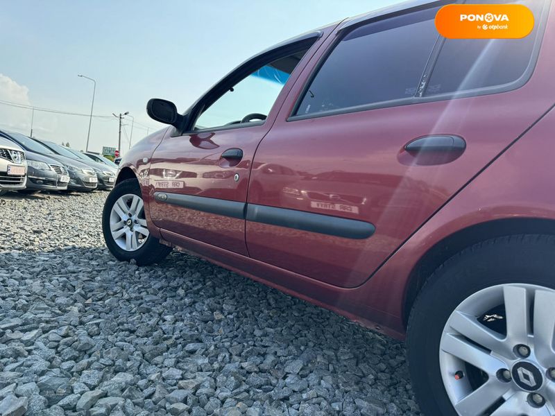 Renault Clio, 2005, Бензин, 1.39 л., 302 тис. км, Седан, Червоний, Стрий 111229 фото