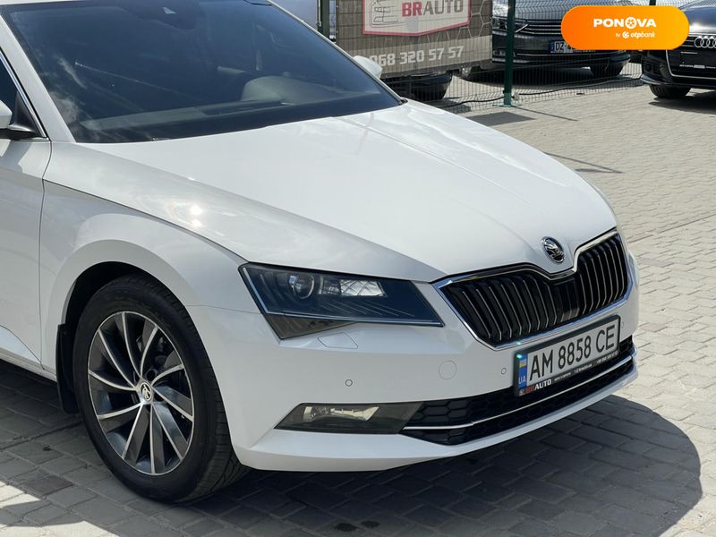 Skoda Superb, 2017, Бензин, 1.98 л., 228 тыс. км, Универсал, Белый, Бердичев 102029 фото