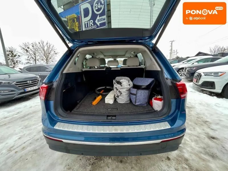 Volkswagen Tiguan Allspace, 2020 р., Бензин, 85 тис. км, Позашляховик / Кросовер, Синій, Львів AT-10408369 фото