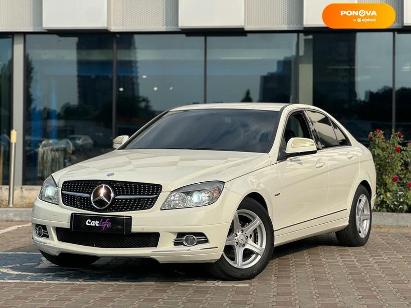 Mercedes-Benz C-Class, 2007, Бензин, 1.8 л., 231 тис. км, Седан, Білий, Одеса 110213 фото