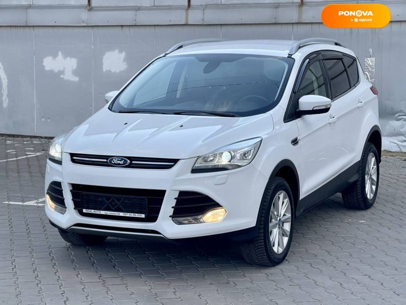 Ford Kuga, 2015, Дизель, 2 л., 156 тис. км, Позашляховик / Кросовер, Білий, Одеса Cars-Pr-63934 фото