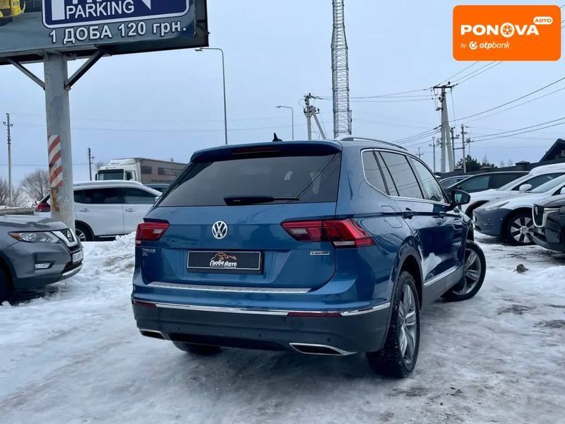 Volkswagen Tiguan Allspace, 2020 р., Бензин, 85 тис. км, Позашляховик / Кросовер, Синій, Львів AT-10408369 фото