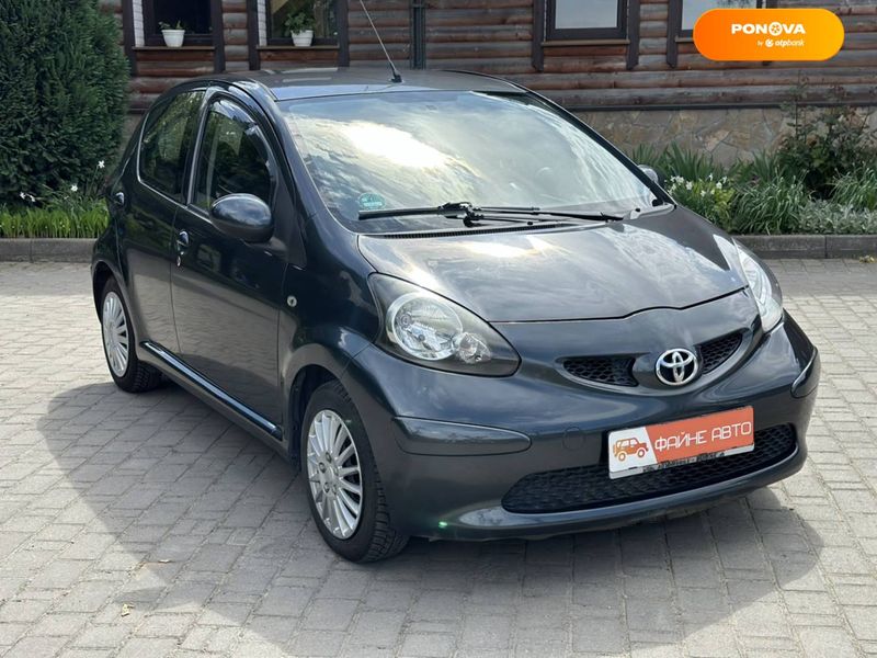 Toyota Aygo, 2006, Бензин, 1 л., 128 тис. км, Хетчбек, Сірий, Івано-Франківськ 44102 фото