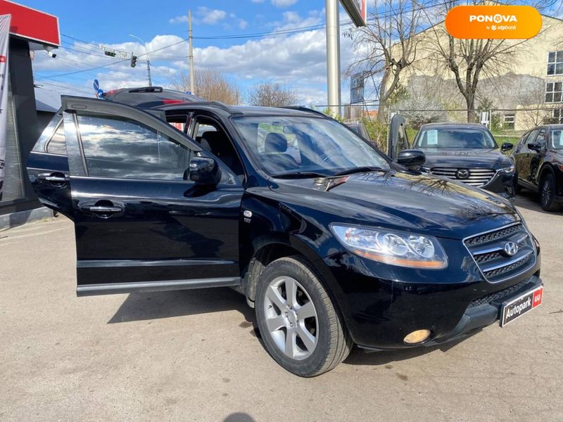 Hyundai Santa FE, 2008, Дизель, 2 л., 185 тис. км, Позашляховик / Кросовер, Чорний, Вінниця 34302 фото