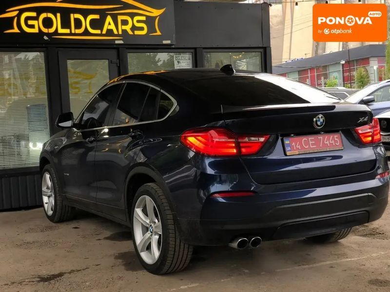 BMW X4, 2015 г., Бензин, 146 тыс. км, Внедорожник / Кроссовер, Синий, Львов AT-10402414 фото