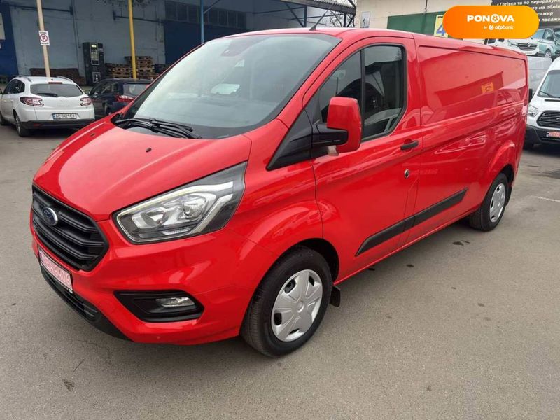 Ford Transit Custom, 2018, Дизель, 2 л., 205 тис. км, Вантажний фургон, Червоний, Луцьк 39514 фото