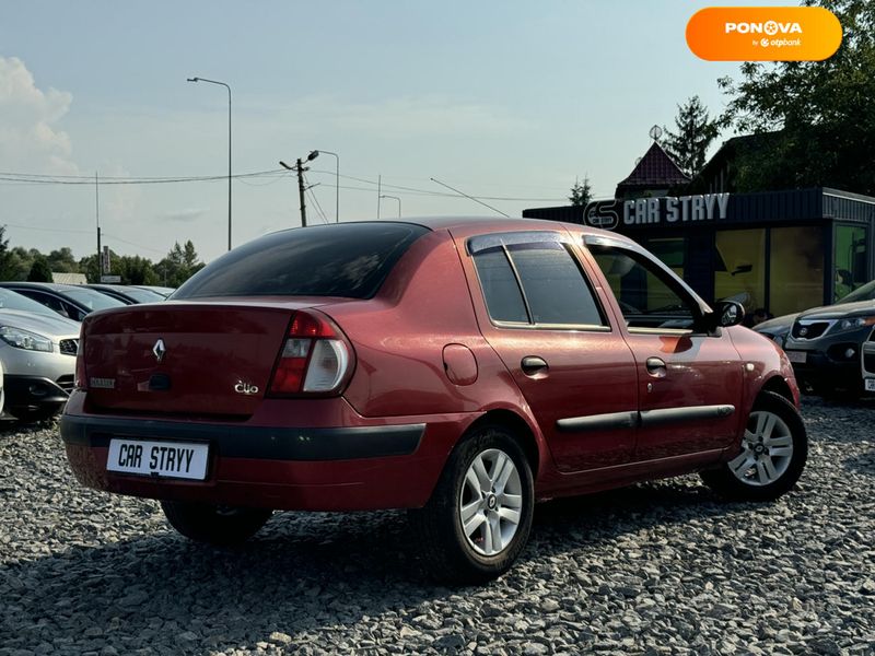 Renault Clio, 2005, Бензин, 1.39 л., 302 тис. км, Седан, Червоний, Стрий 111229 фото