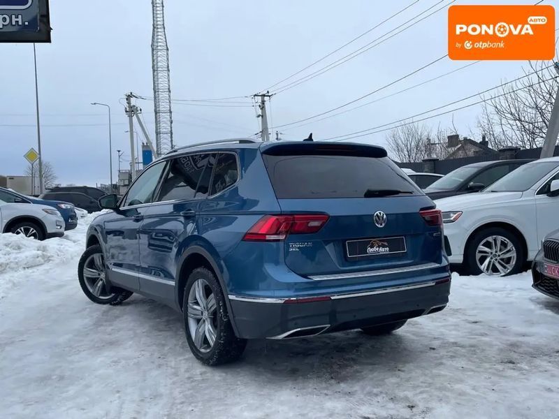 Volkswagen Tiguan Allspace, 2020 р., Бензин, 85 тис. км, Позашляховик / Кросовер, Синій, Львів AT-10408369 фото