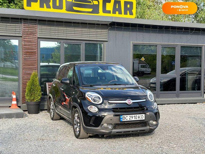 Fiat 500L, 2014, Бензин, 1.4 л., 98 тис. км, Хетчбек, Чорний, Львів 102993 фото