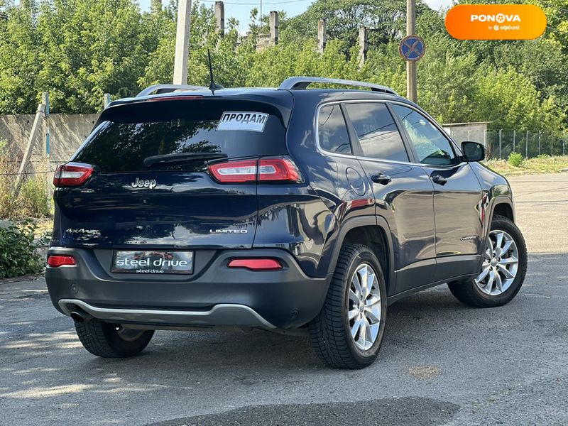 Jeep Cherokee, 2015, Газ пропан-бутан / Бензин, 2.36 л., 204 тис. км, Позашляховик / Кросовер, Синій, Миколаїв 106812 фото