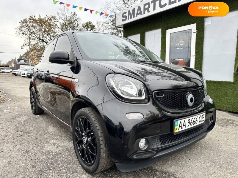 Smart Forfour, 2015, Бензин, 1 л., 77 тис. км, Хетчбек, Чорний, Київ 4213 фото