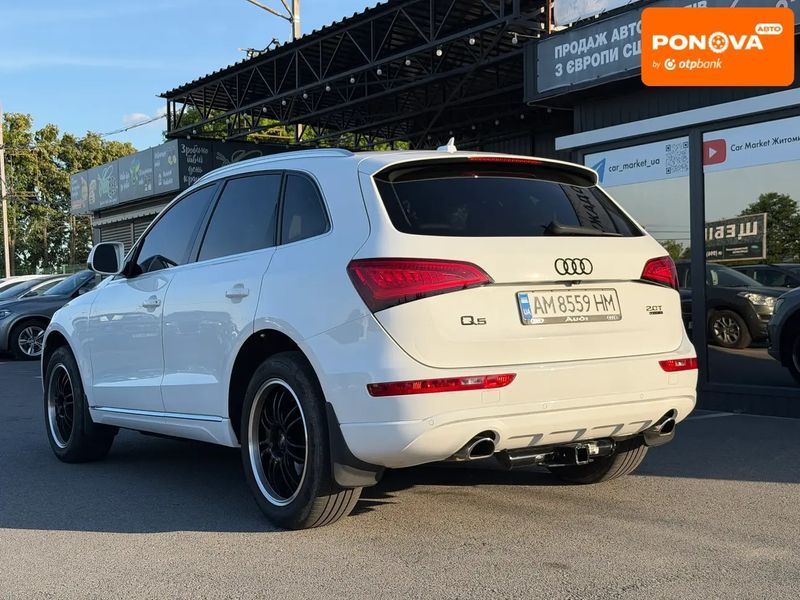 Audi Q5, 2013 г., Бензин, 275 тыс. км, Внедорожник / Кроссовер, Белый, Житомир AT-10420537 фото