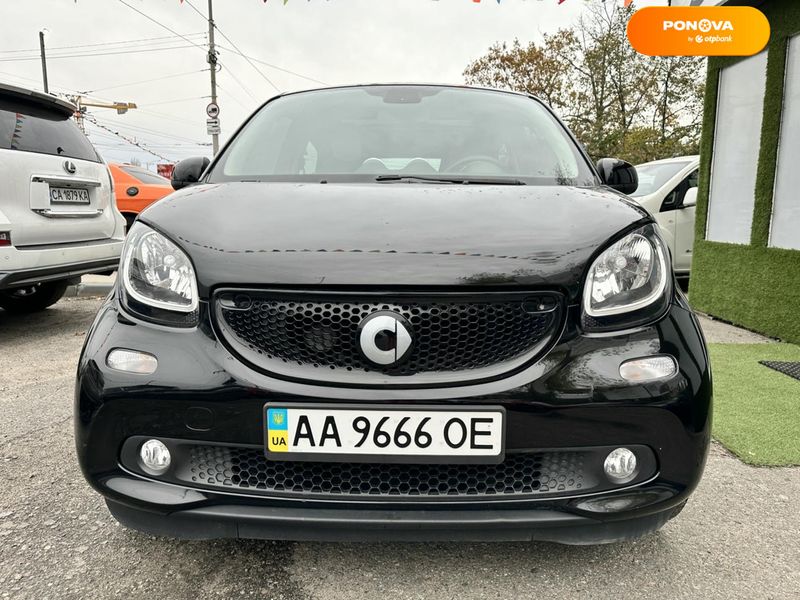 Smart Forfour, 2015, Бензин, 1 л., 77 тис. км, Хетчбек, Чорний, Київ 4213 фото