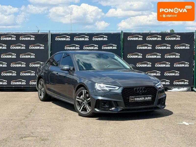 Audi A4, 2017 р., Бензин, 126 тис. км, Седан, Чорний, Київ AT-10419401 фото