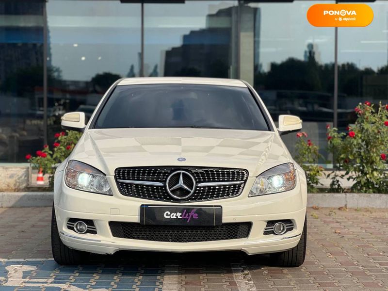 Mercedes-Benz C-Class, 2007, Бензин, 1.8 л., 231 тис. км, Седан, Білий, Одеса 110213 фото