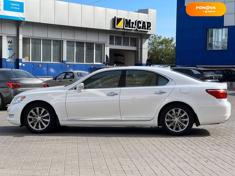 Lexus LS, 2010, Бензин, 4.6 л., 210 тис. км, Седан, Білий, Одеса 43325 фото