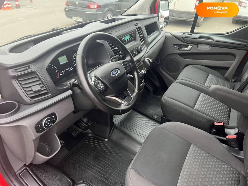 Ford Transit Custom, 2018, Дизель, 2 л., 205 тис. км, Вантажний фургон, Червоний, Луцьк 39514 фото