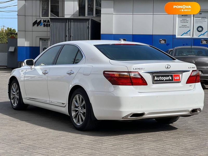 Lexus LS, 2010, Бензин, 4.6 л., 210 тис. км, Седан, Білий, Одеса 43325 фото