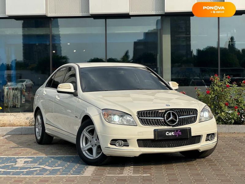 Mercedes-Benz C-Class, 2007, Бензин, 1.8 л., 231 тис. км, Седан, Білий, Одеса 110213 фото