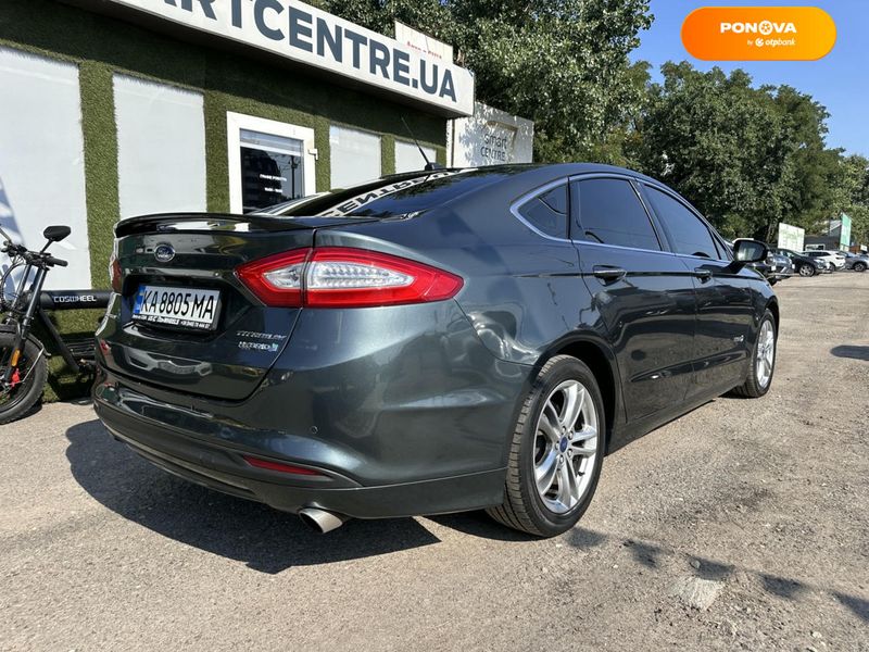 Ford Fusion, 2015, Гібрид (HEV), 2 л., 110 тис. км, Седан, Зелений, Київ 110126 фото