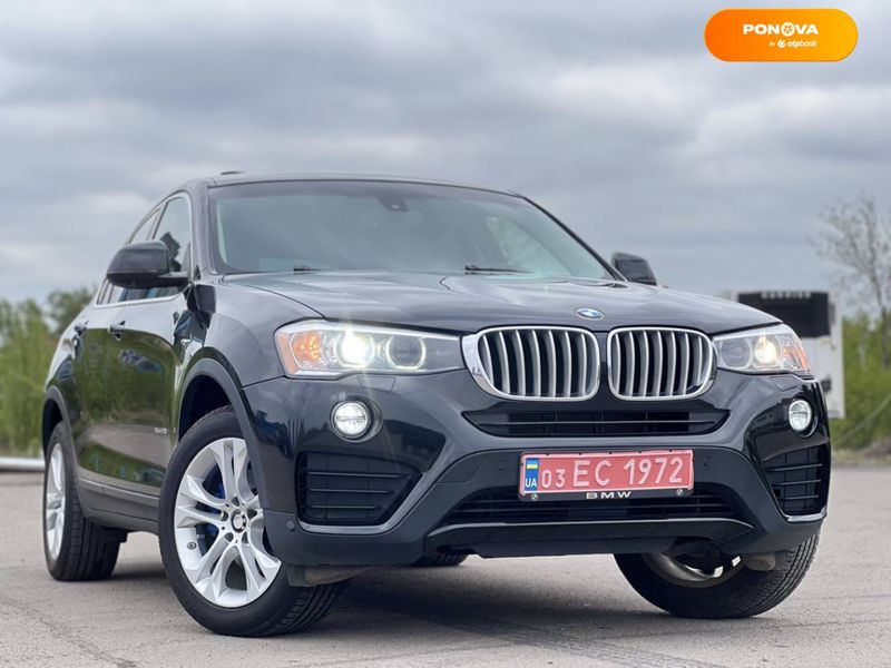 BMW X4, 2015, Бензин, 2 л., 186 тыс. км, Внедорожник / Кроссовер, Чорный, Ровно Cars-Pr-67707 фото