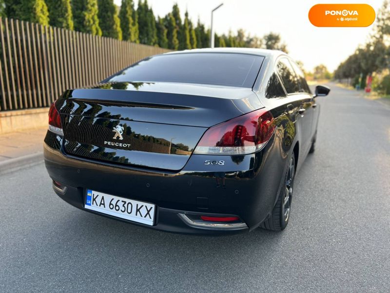 Peugeot 508, 2016, Дизель, 2 л., 143 тис. км, Седан, Чорний, Київ Cars-Pr-68276 фото