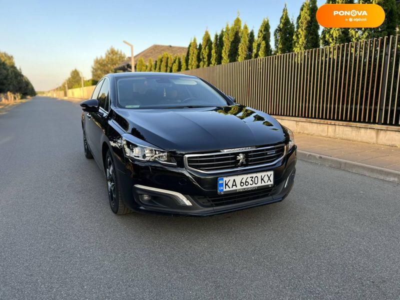 Peugeot 508, 2016, Дизель, 2 л., 143 тис. км, Седан, Чорний, Київ Cars-Pr-68276 фото