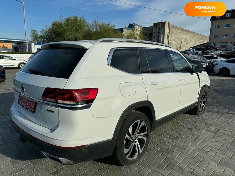 Volkswagen Atlas, 2021, Бензин, 3.6 л., 119 тыс. км, Внедорожник / Кроссовер, Белый, Луцк 35177 фото