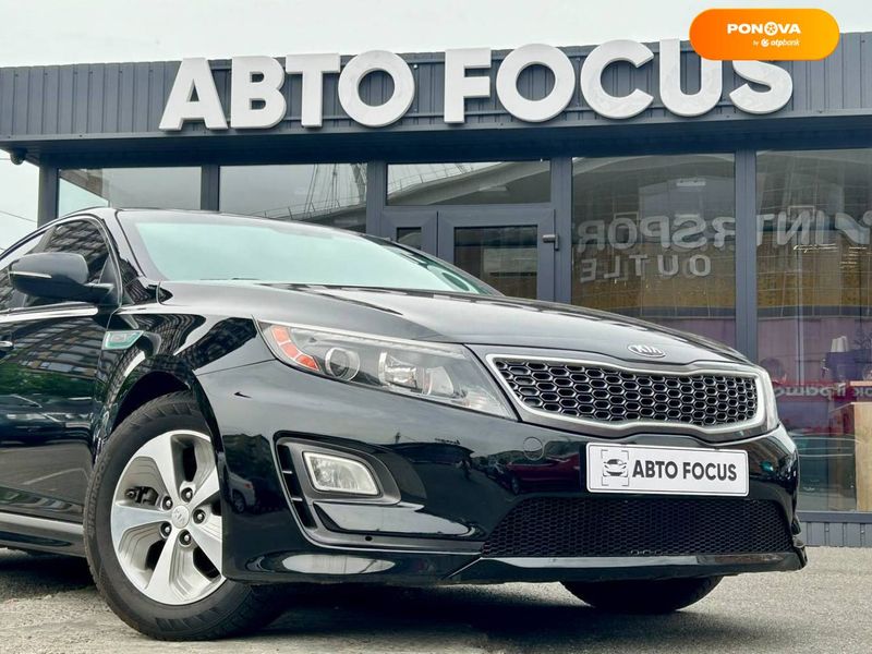 Kia Optima, 2016, Гібрид (HEV), 2.4 л., 207 тис. км, Седан, Чорний, Київ 100849 фото