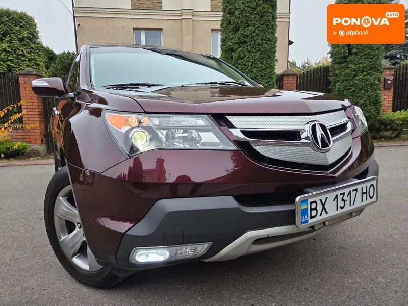 Acura MDX, 2008 г., Газ пропан-бутан / Бензин, 270 тыс. км, Внедорожник / Кроссовер, Красный, Хмельницкий AT-10404839 фото