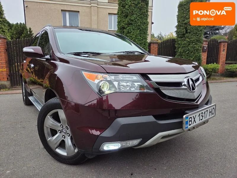 Acura MDX, 2008 г., Газ пропан-бутан / Бензин, 270 тыс. км, Внедорожник / Кроссовер, Красный, Хмельницкий AT-10404839 фото
