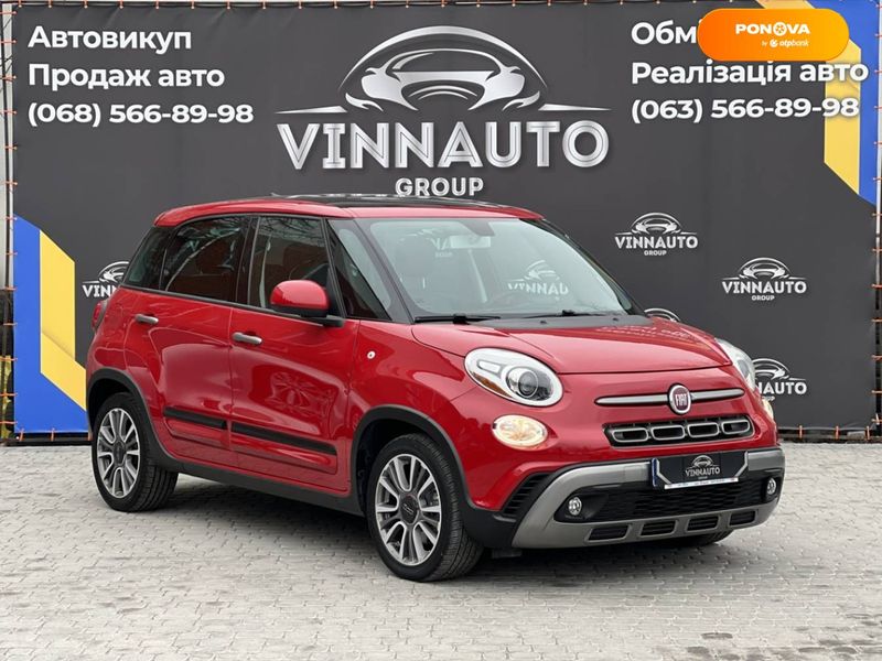 Fiat 500L, 2018, Бензин, 53 тыс. км, Хетчбек, Красный, Винница 33105 фото