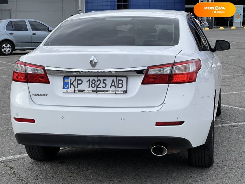 Renault Latitude, 2013, Бензин, 2 л., 134 тис. км, Седан, Білий, Дніпро (Дніпропетровськ) 48270 фото