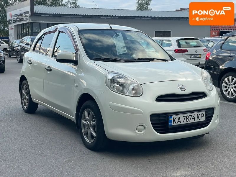Nissan March, 2012 р., Бензин, 76 тис. км, Хетчбек, Білий, Житомир AT-10418248 фото