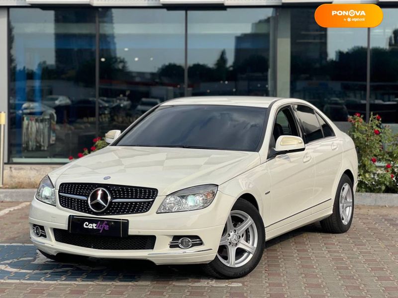 Mercedes-Benz C-Class, 2007, Бензин, 1.8 л., 231 тис. км, Седан, Білий, Одеса 110213 фото