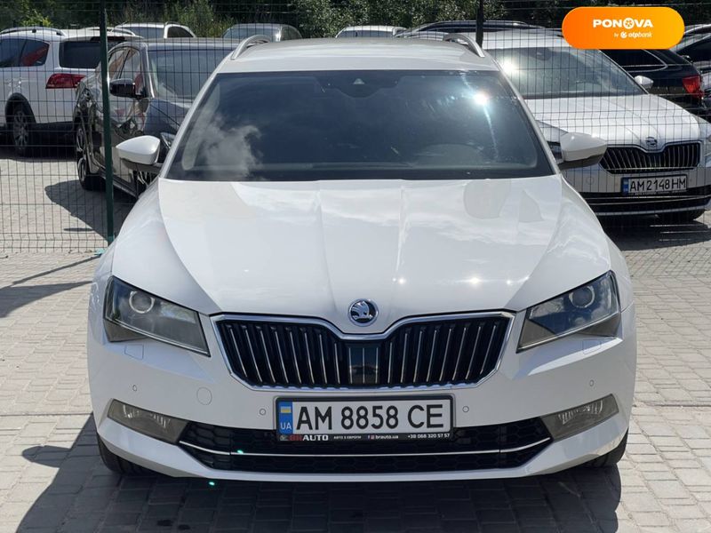 Skoda Superb, 2017, Бензин, 1.98 л., 228 тыс. км, Универсал, Белый, Бердичев 102029 фото