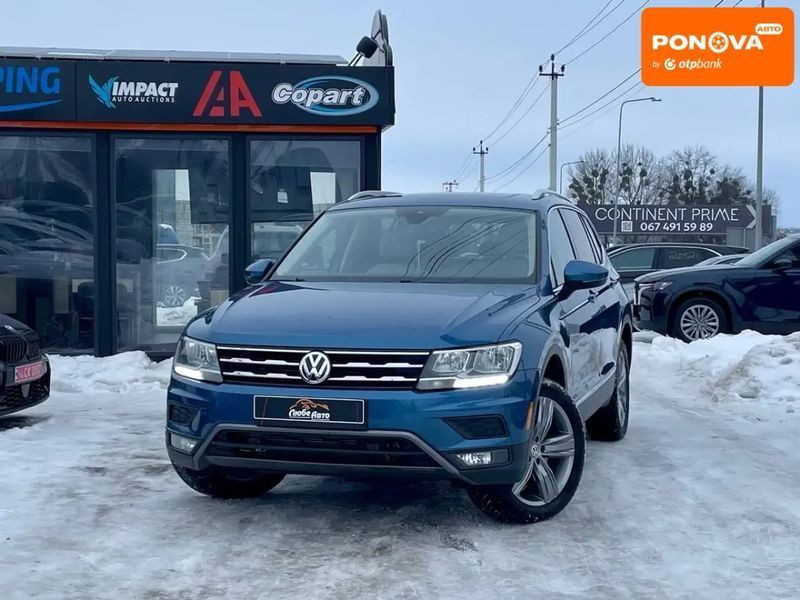 Volkswagen Tiguan Allspace, 2020 р., Бензин, 85 тис. км, Позашляховик / Кросовер, Синій, Львів AT-10408369 фото