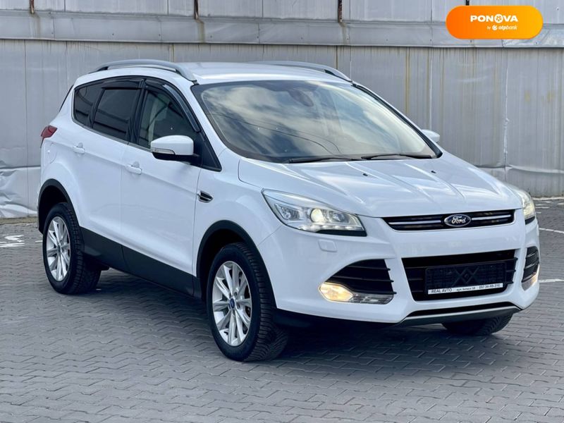 Ford Kuga, 2015, Дизель, 2 л., 156 тыс. км, Внедорожник / Кроссовер, Белый, Одесса Cars-Pr-63934 фото