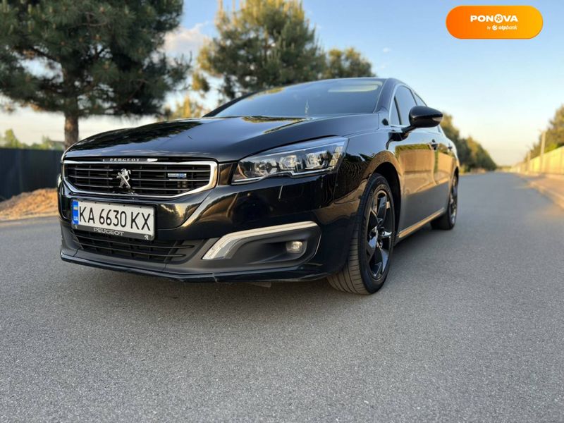 Peugeot 508, 2016, Дизель, 2 л., 143 тис. км, Седан, Чорний, Київ Cars-Pr-68276 фото