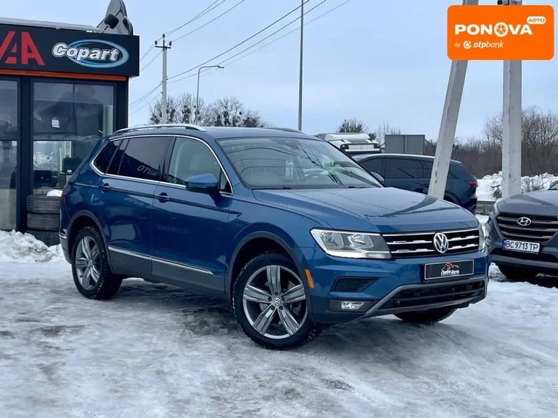 Volkswagen Tiguan Allspace, 2020 р., Бензин, 85 тис. км, Позашляховик / Кросовер, Синій, Львів AT-10408369 фото