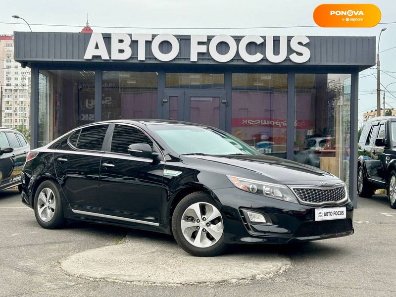 Kia Optima, 2016, Гібрид (HEV), 2.4 л., 207 тис. км, Седан, Чорний, Київ 100849 фото