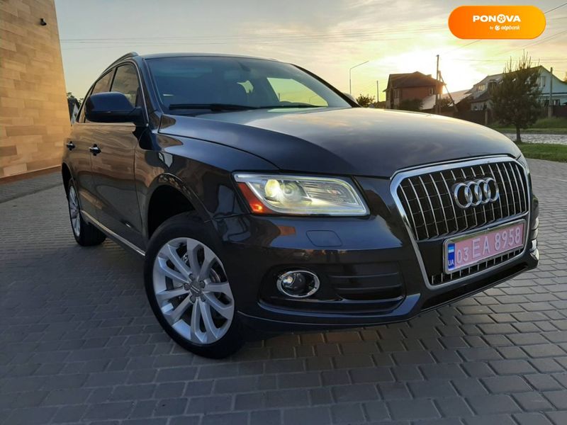 Audi Q5, 2015, Бензин, 1.98 л., 125 тис. км, Позашляховик / Кросовер, Сірий, Володимир-Волинський Cars-Pr-68751 фото