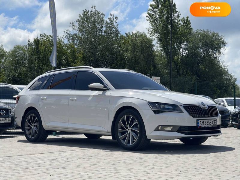 Skoda Superb, 2017, Бензин, 1.98 л., 228 тыс. км, Универсал, Белый, Бердичев 102029 фото