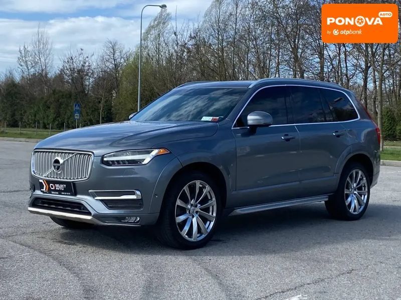 Volvo XC90, 2015 р., Бензин, 179 тис. км, Позашляховик / Кросовер, Сірий, Львів AT-10400599 фото