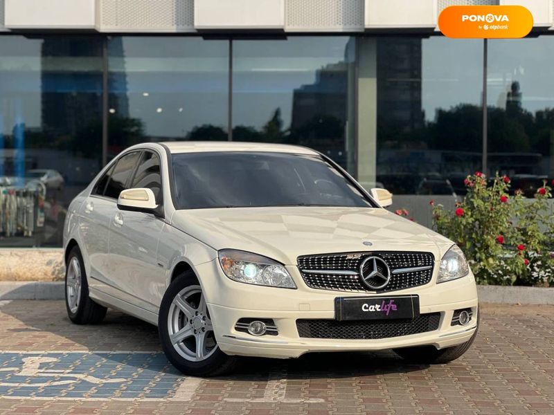 Mercedes-Benz C-Class, 2007, Бензин, 1.8 л., 231 тис. км, Седан, Білий, Одеса 110213 фото