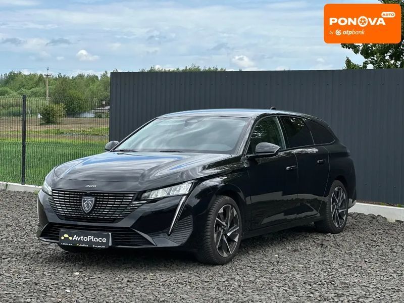 Peugeot 308, 2022 р., Дизель, 132 тис. км, Універсал, Чорний, Луцьк AT-10417868 фото