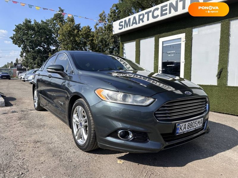 Ford Fusion, 2015, Гібрид (HEV), 2 л., 110 тис. км, Седан, Зелений, Київ 110126 фото