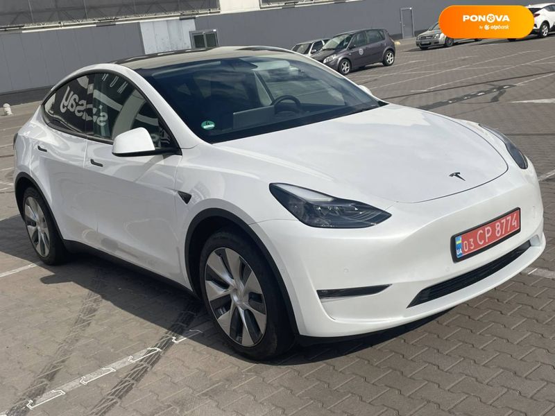 Tesla Model Y, 2022, Електро, 58 тыс. км, Внедорожник / Кроссовер, Белый, Киев Cars-Pr-67944 фото